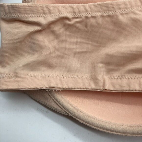 Cacique Beige Boost Plunge Bra Beige 46C - Picture 4 of 6